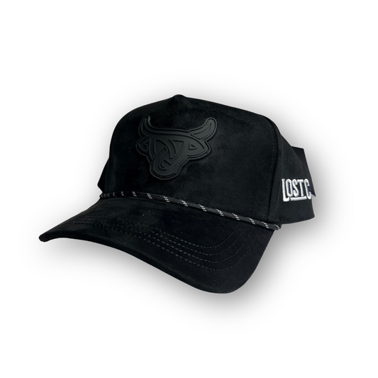 Lost Calf Hat - Full Suede Black