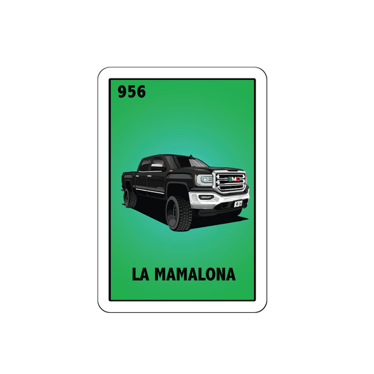 La Mamalona Loteria Chalupa Sticker