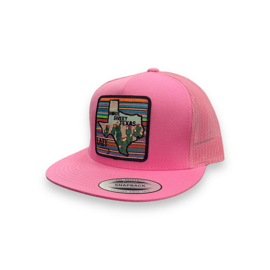 Lazy J Hat - Pink Home Sweet Texas