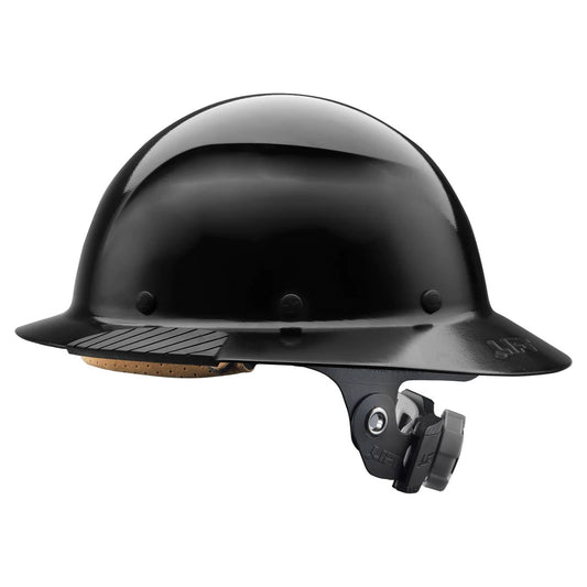 Lift Safety Dax Full Brim - Black Fiber Reinforced Hard Hat