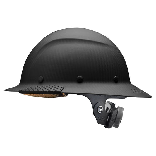 Lift Safety Dax Full Brim - Matte Black Carbon Fiber Hard Hat