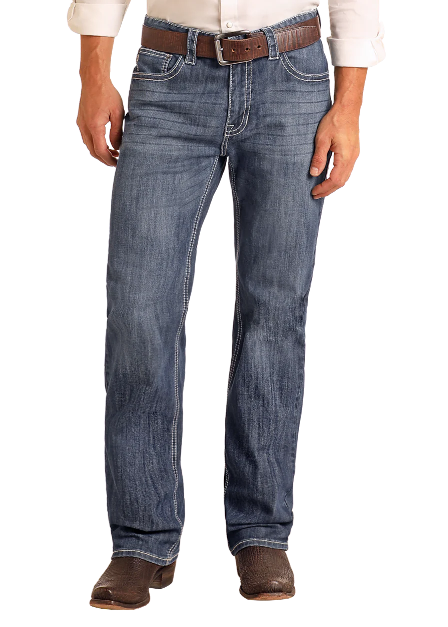 Rock&Roll Denim Relaxed Boot Cut Jean - Indigo