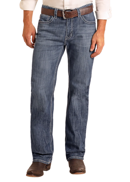 Rock&Roll Denim Relaxed Boot Cut Jean - Indigo