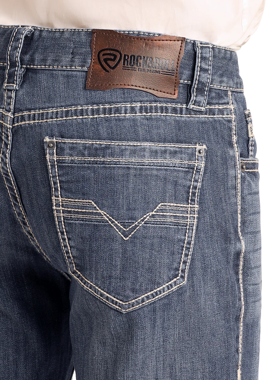 Rock&Roll Denim Relaxed Boot Cut Jean - Indigo