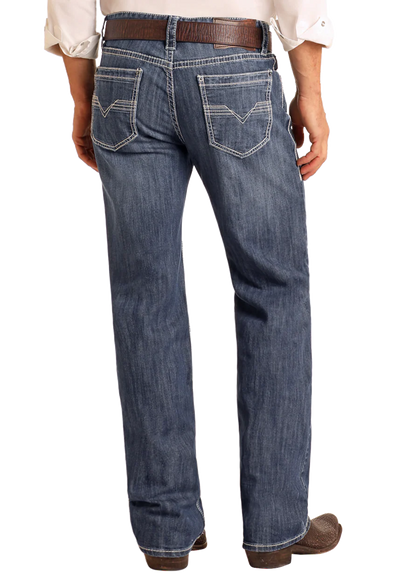Rock&Roll Denim Relaxed Boot Cut Jean - Indigo