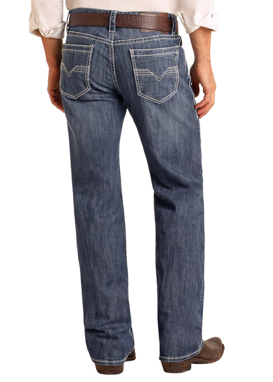 Rock&Roll Denim Relaxed Boot Cut Jean - Indigo
