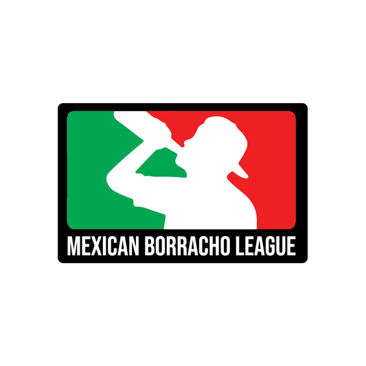 Mexican Borracho League Sticker