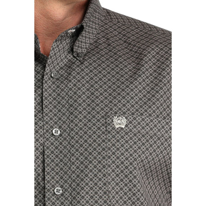 Cinch Men’s L/S Print 5960 - Grey