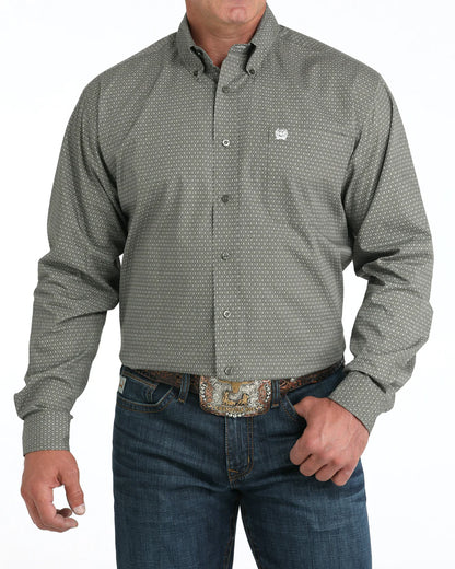 Cinch Men’s L/S Classic Print 5981- Olive