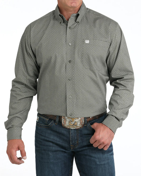 Cinch Men’s L/S Classic Print 5981- Olive