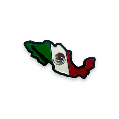 Mexico Silhouette Color Hat Pin