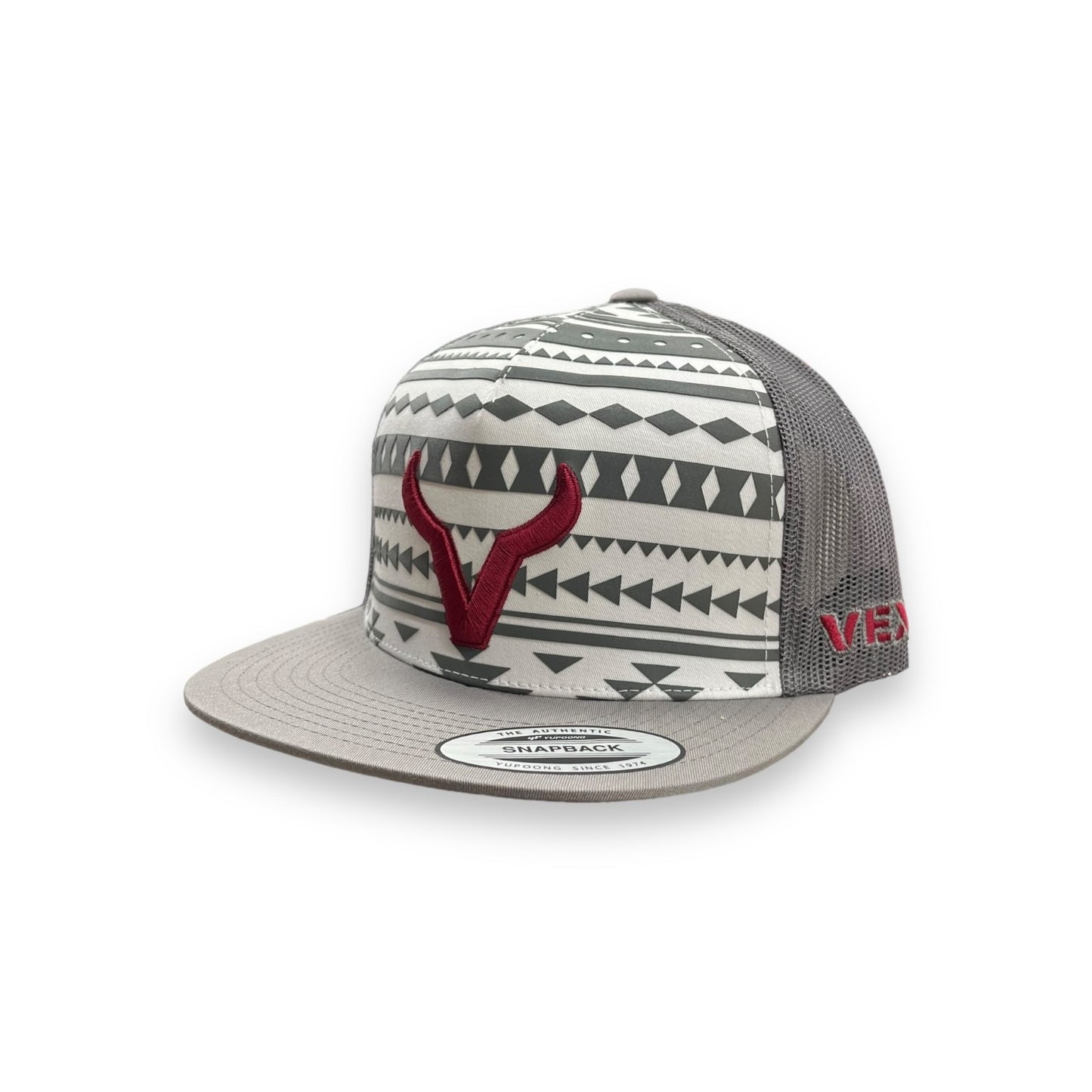 Vexil Hat - Grey Maroon Icon