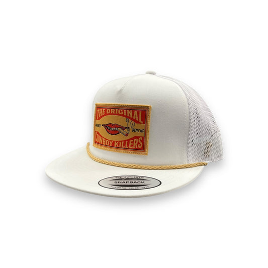 Whiskey Bent Hat - Matchbox White