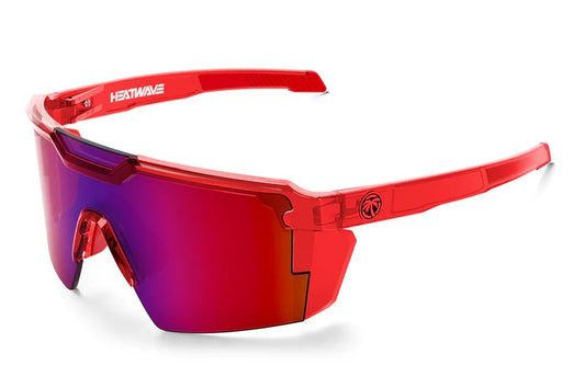 FutureTech Z87+ Sunglasses - Neon Red