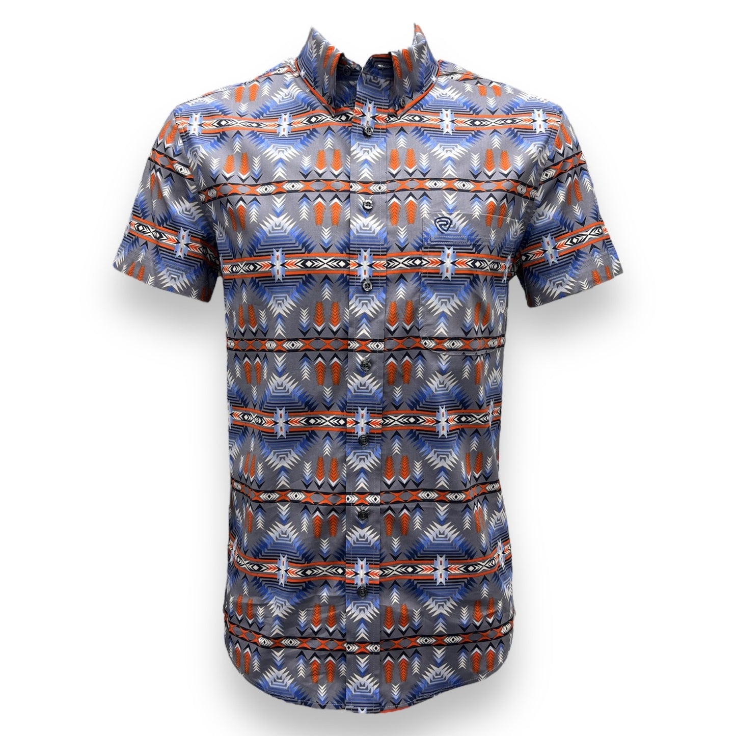 Rock&Roll Aztec Classic Shirt - Orange