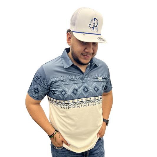 Men’s Designer Fashion Polo - Blue (1452)