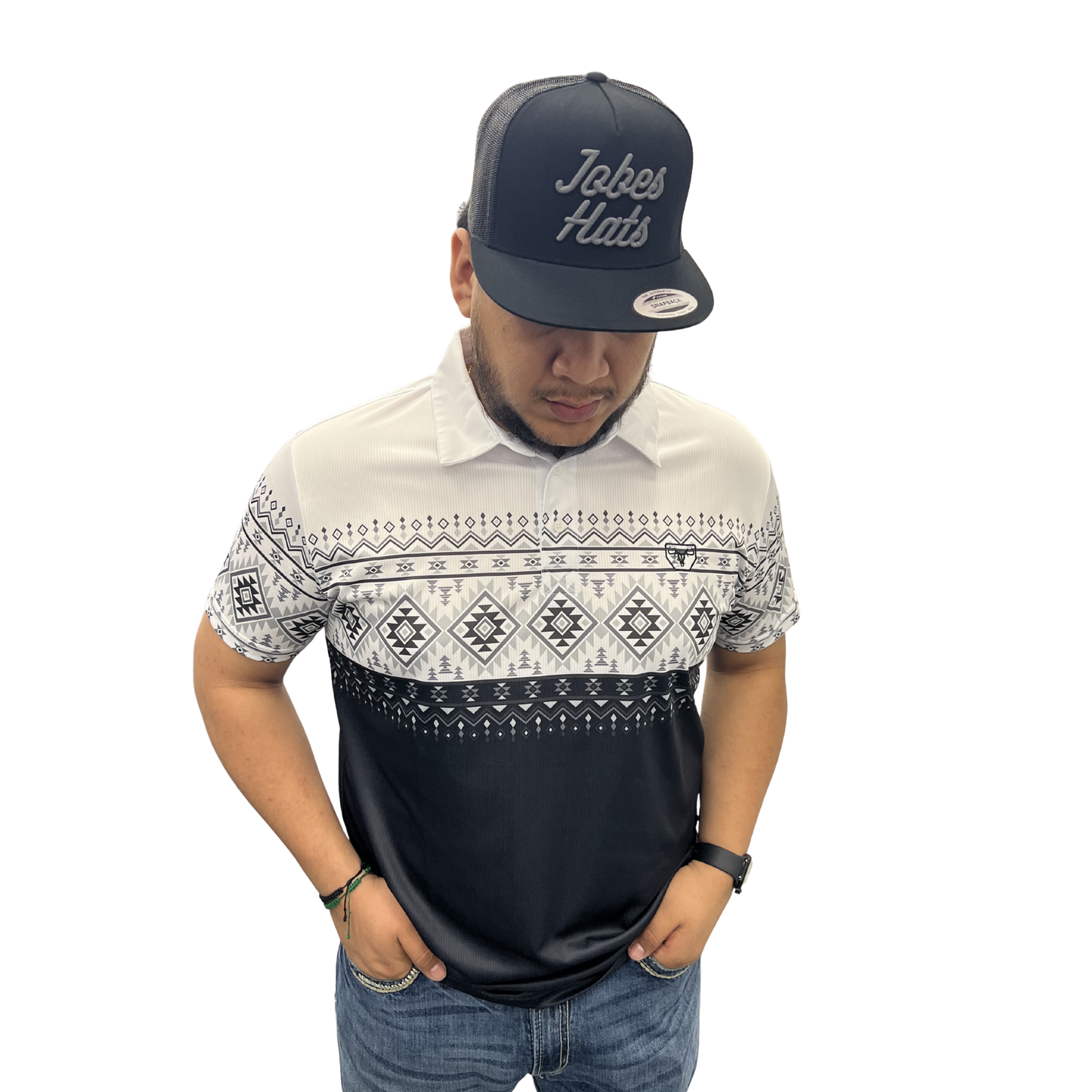 Men’s Designer Fashion Polo - White (1451)