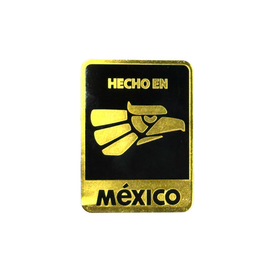 Hecho en Mexico Gold Foil Sticker