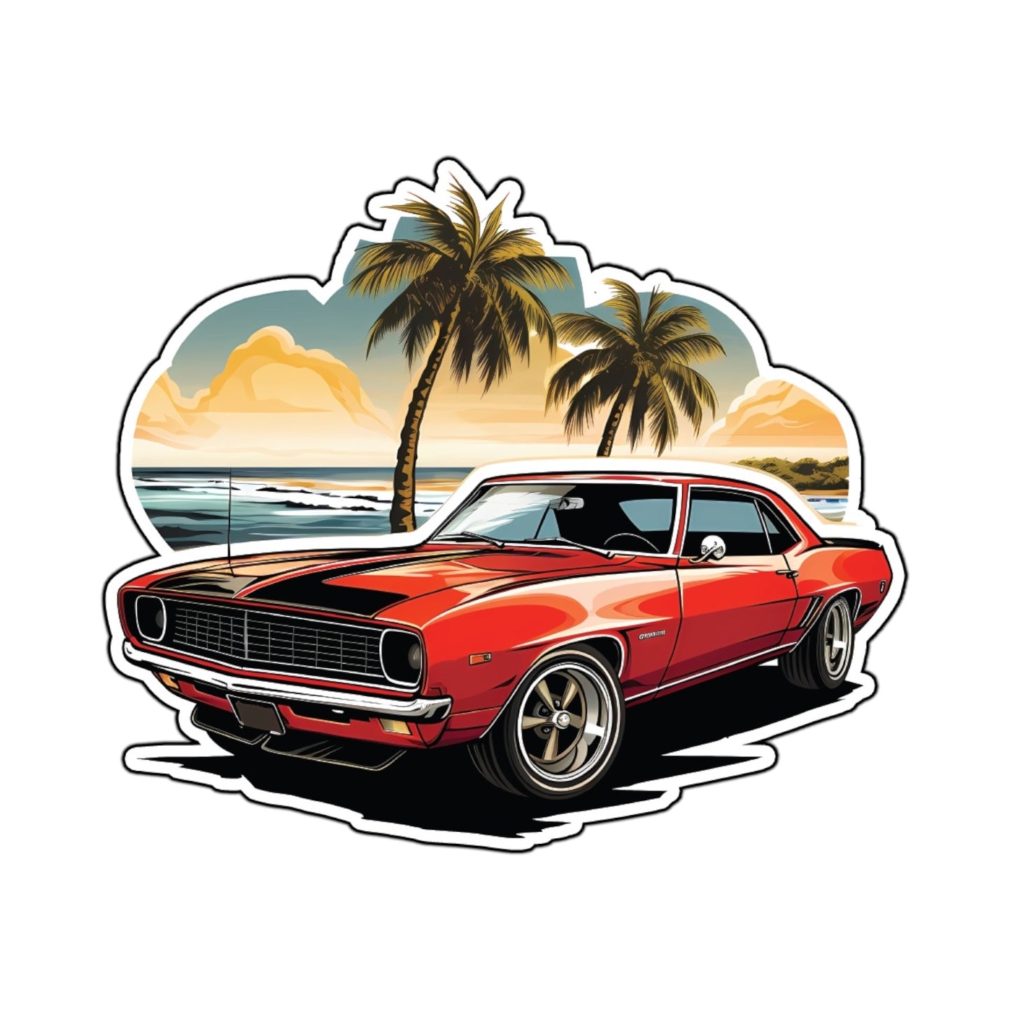 Muscle Car #11 Sticker