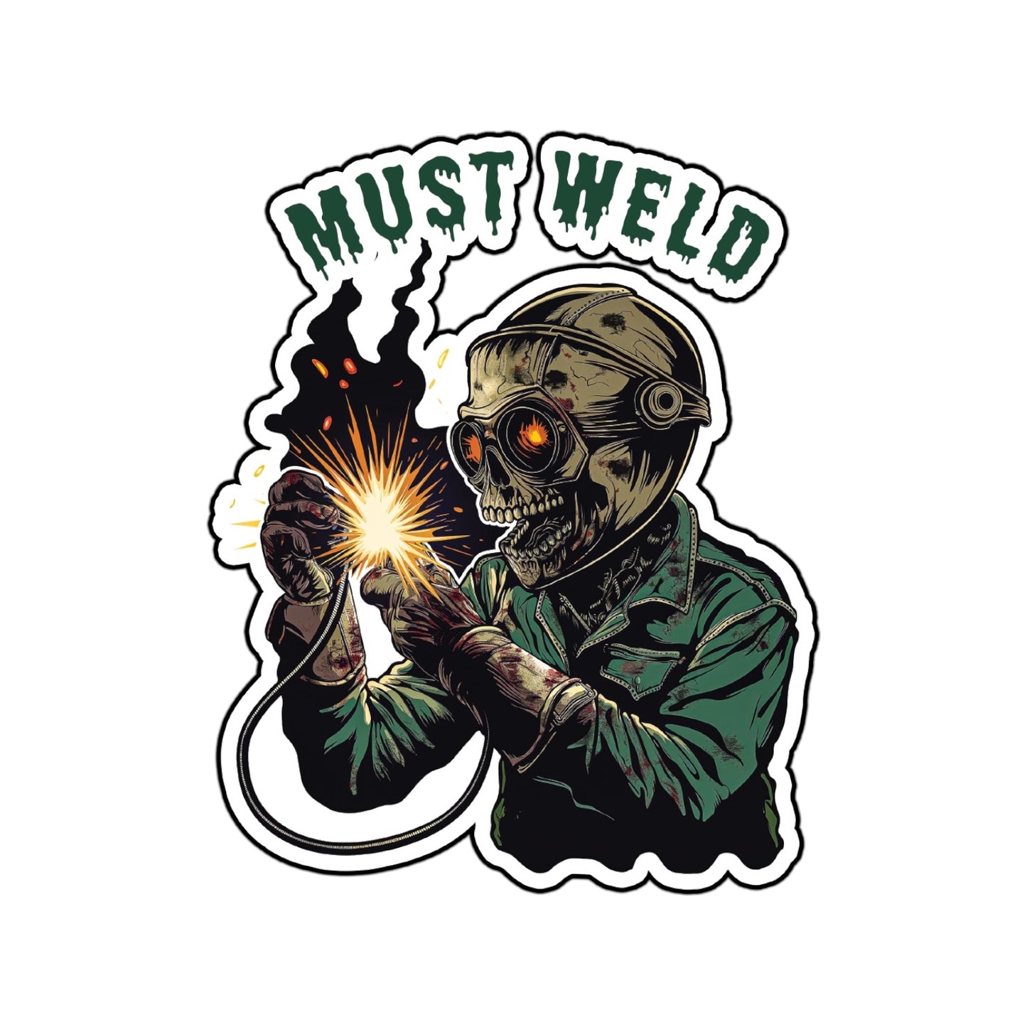 Blue Collar Stickers