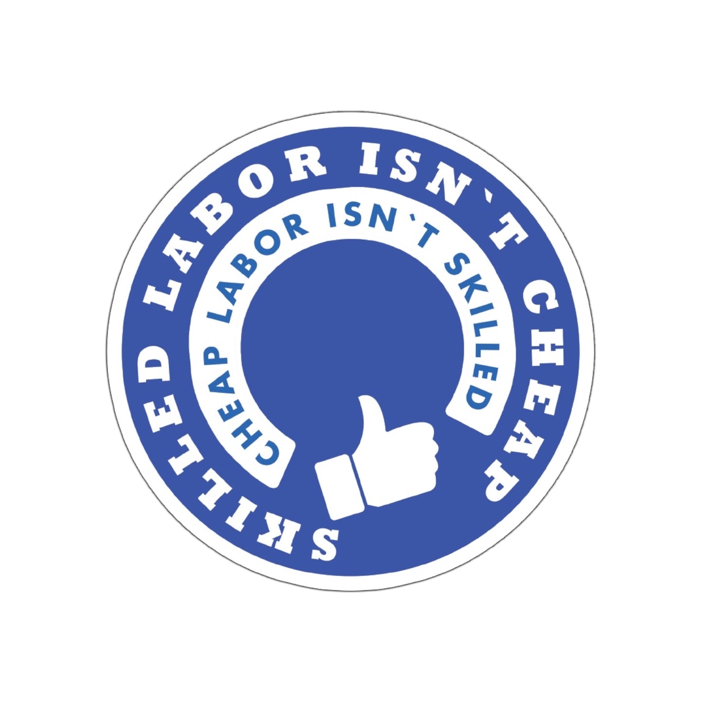 Blue Collar Stickers