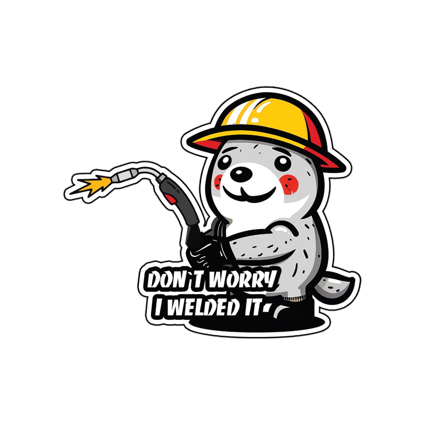 Beaver Welder Sticker