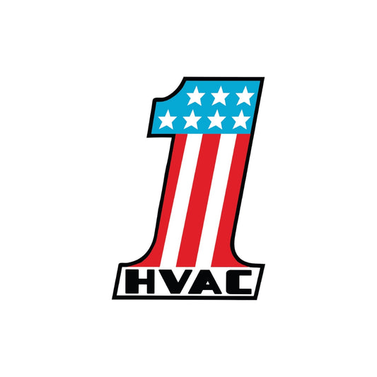 #1 HVAC Sticker