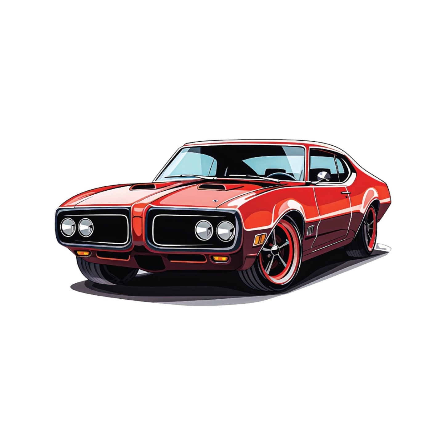 Muscle Car #2 Sticker