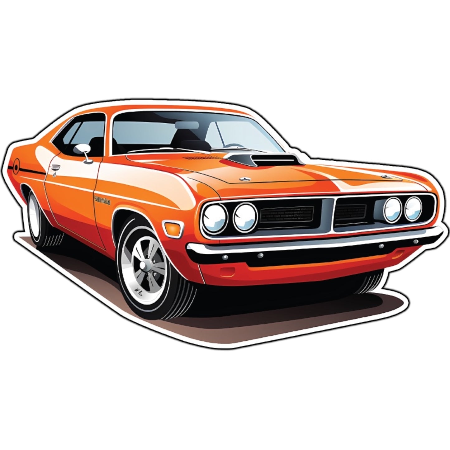 Muscle Car #5 Sticker