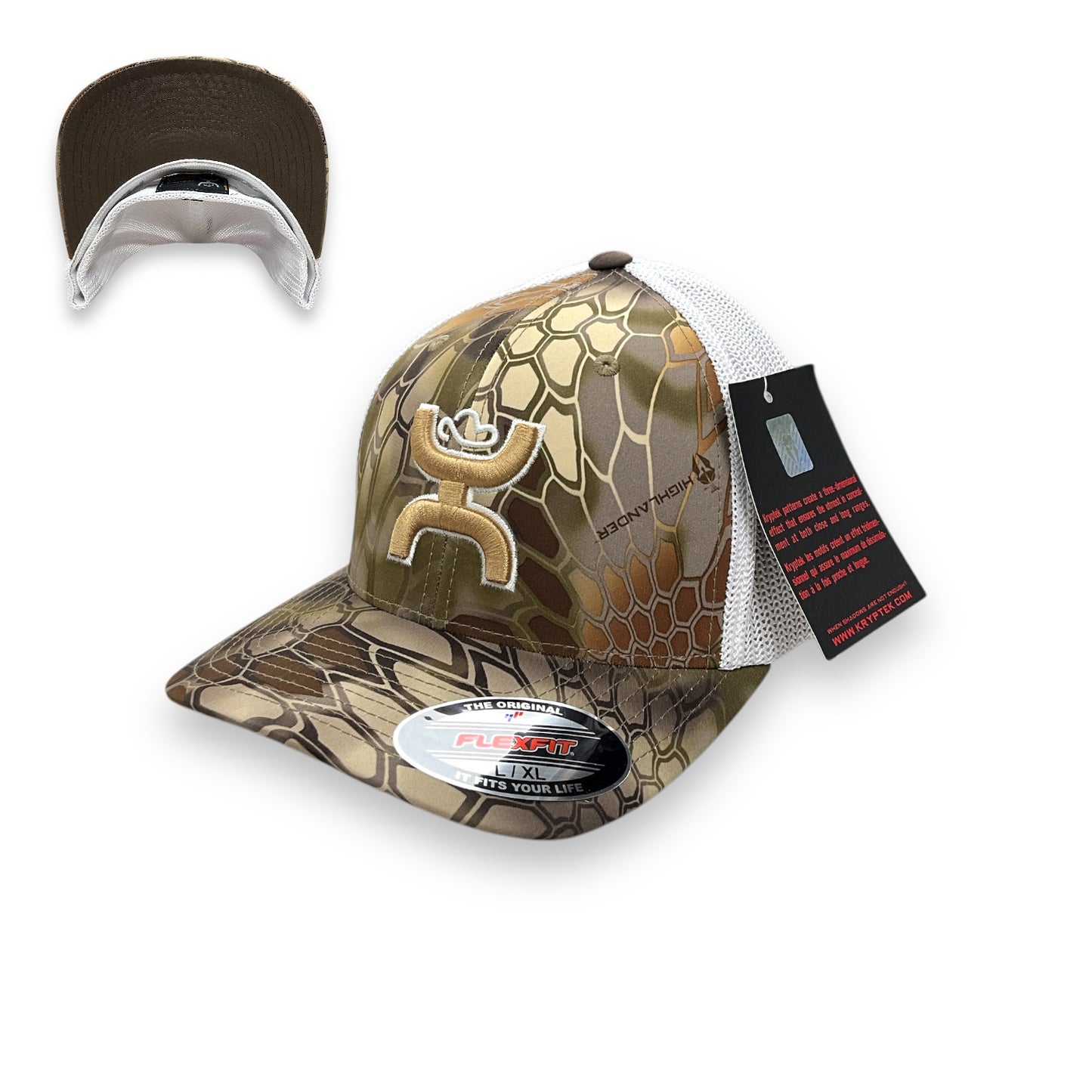 Hooey Bass Print Hat - Brown/Tan