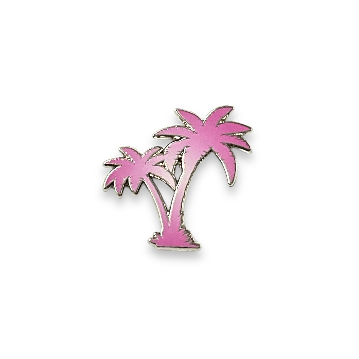 Gradient Palm Tree Hat Pin - Pink