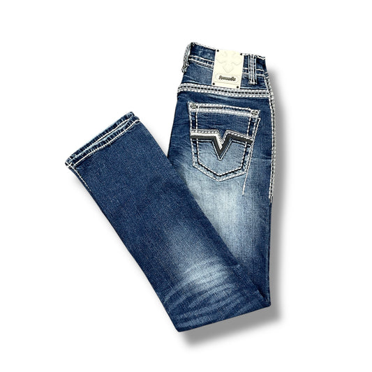 Men's Answer Me Straight Leg Denim (AM-2196)