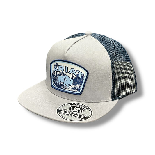 Ariat Buffalo Patch - Grey