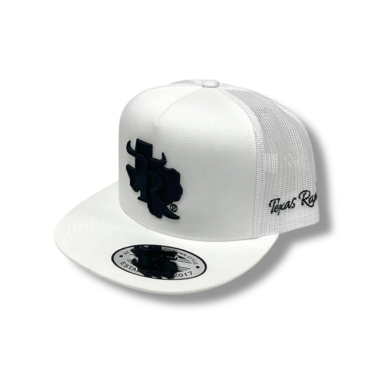 Texas Ranch Hat - Dark Knight White