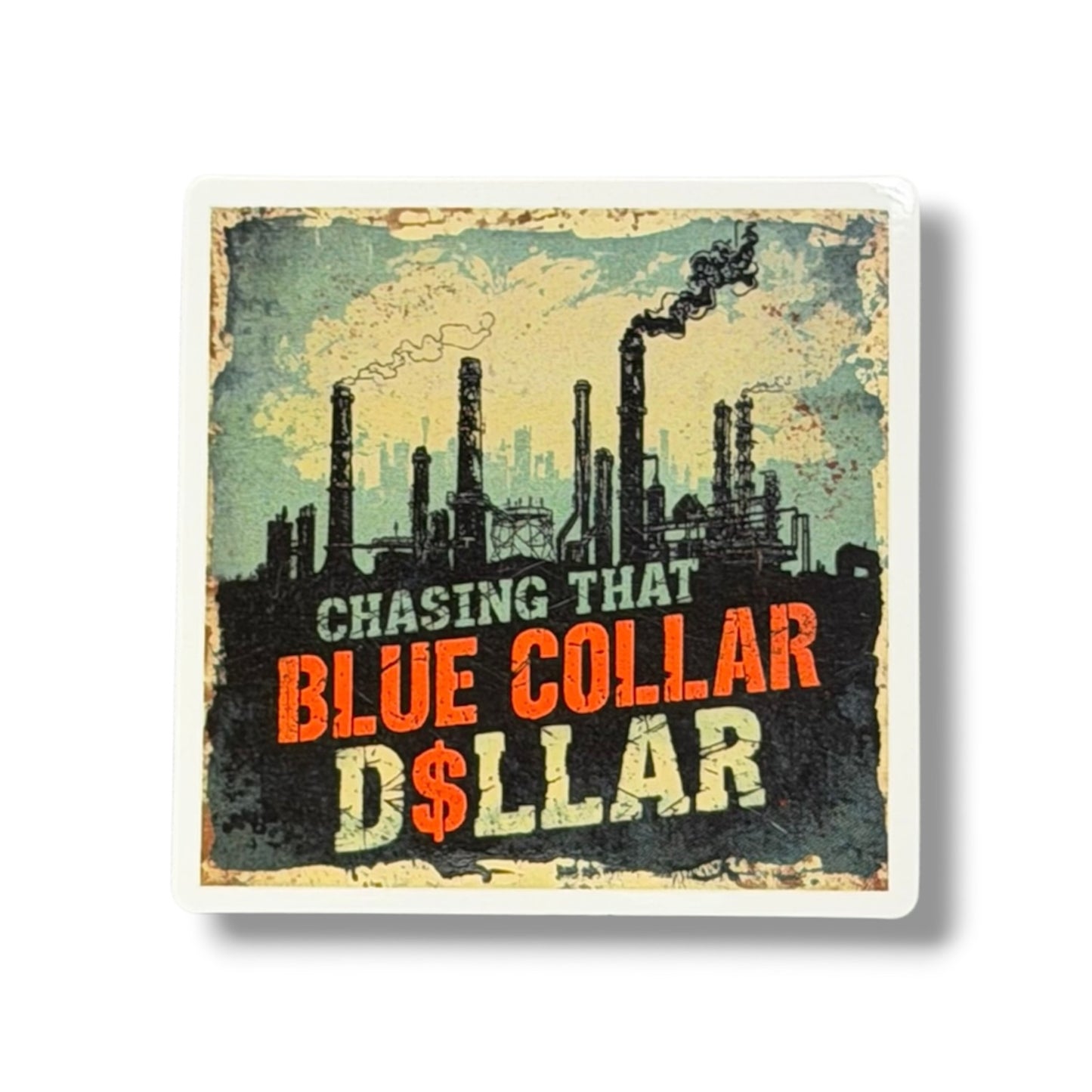 Blue Collar Stickers
