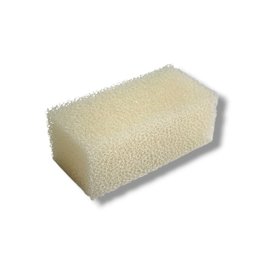 Foam Applicator Hat Sponge - White
