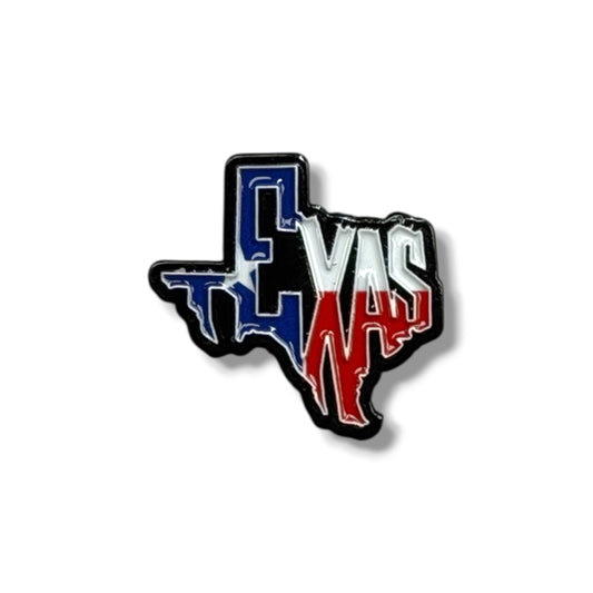 Texas Silhouette Color Hat Pin