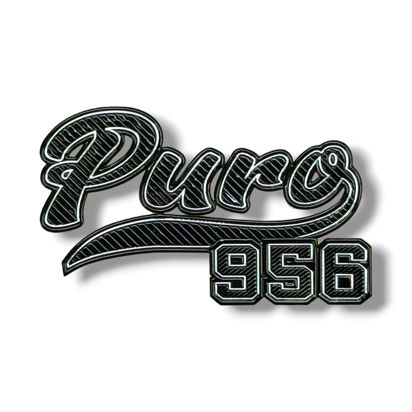 3D PURO 956 Sticker - Silver
