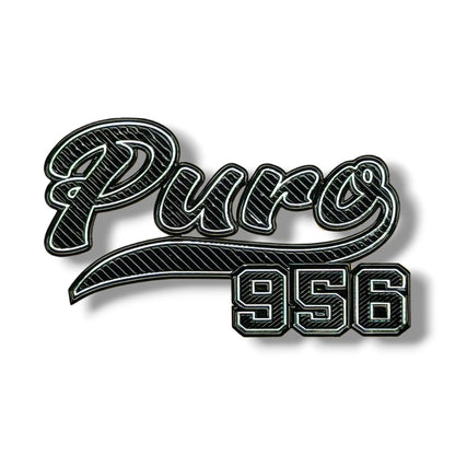 3D PURO 956 Sticker - Silver