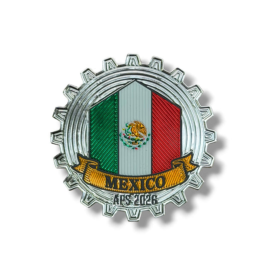 3D MX Shield Sticker - Gold Banner