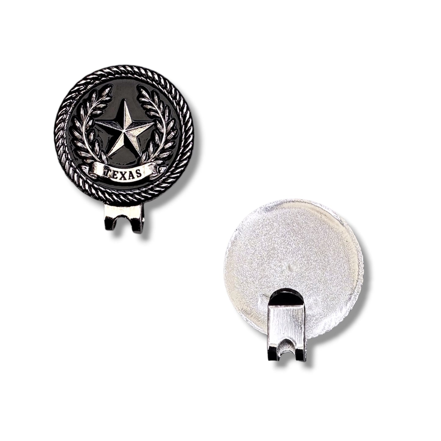TX Seal Hat Clip - Antique Silver