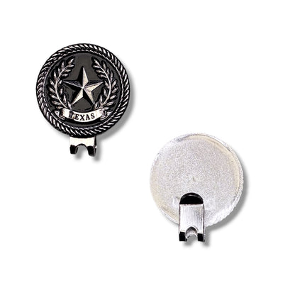 TX Seal Hat Clip - Antique Silver