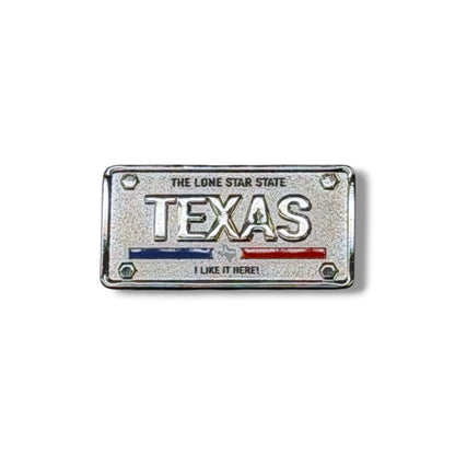 Texas License Plate Hat Pin