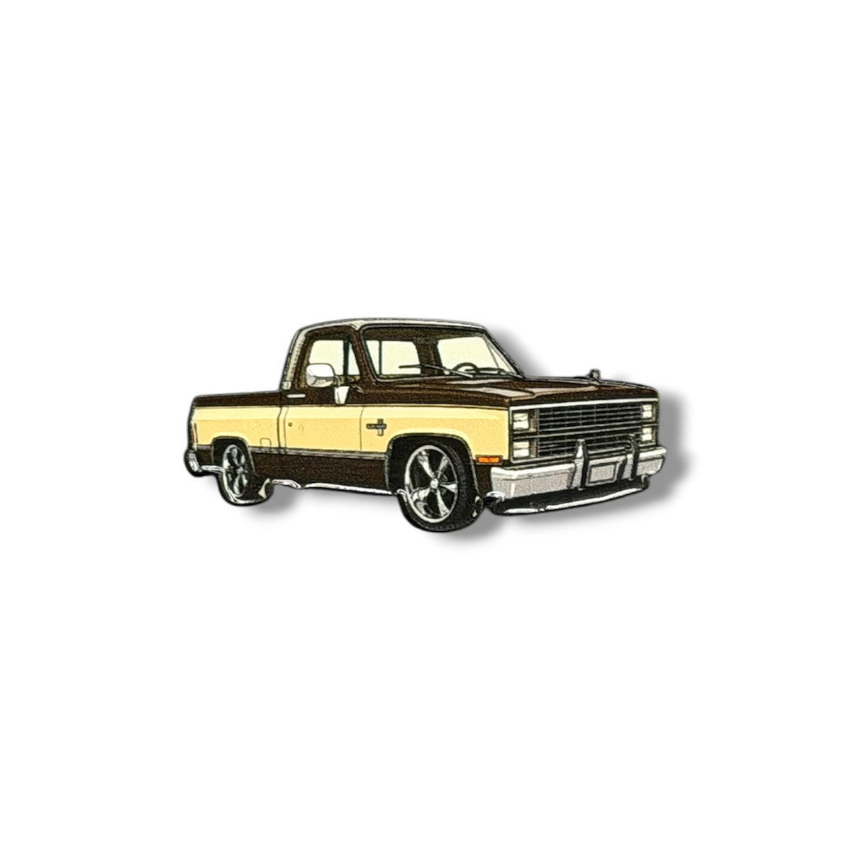 OBS Square Body Hat Pin