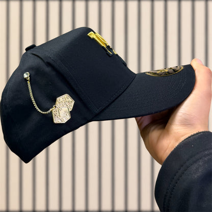 Dice Chain Hat Pin - Gold