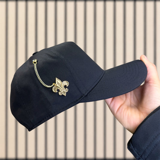 Le Fleur Chain Hat Pin - Gold