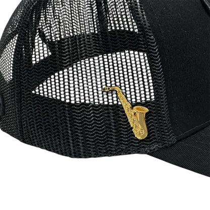 Saxophone Hat Pin - Gold