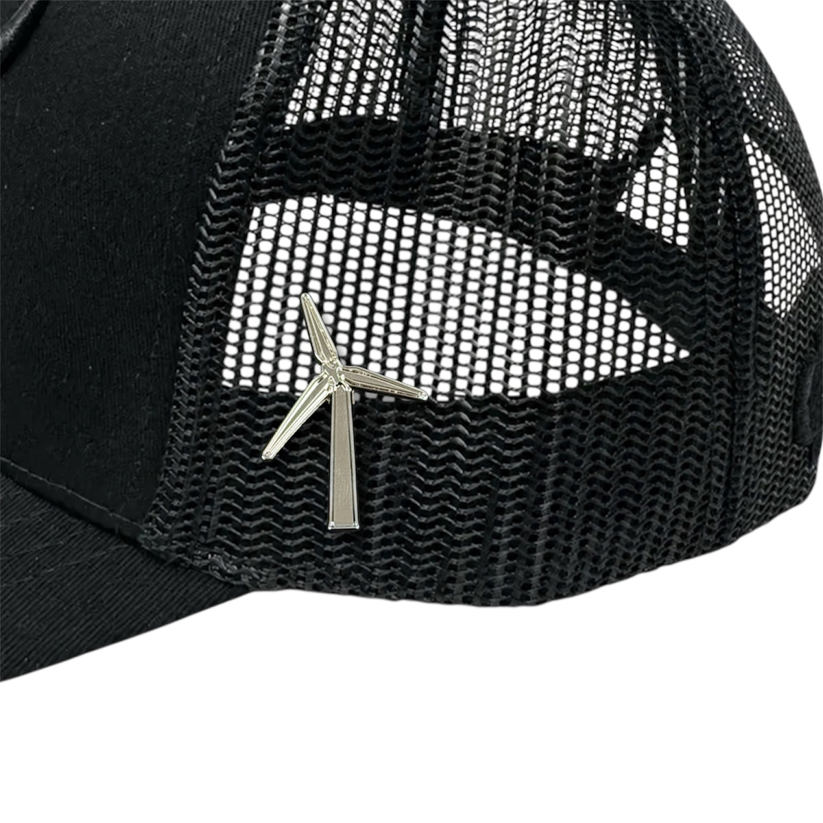 Wind Turbine Hat Pin - Silver