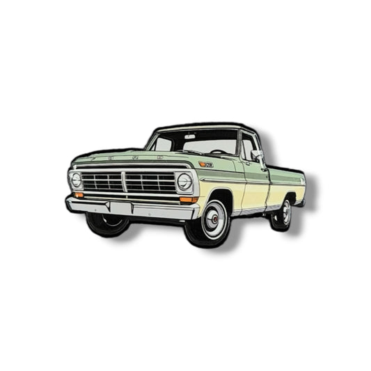La Foringa Hat Pin - Mint/Cream
