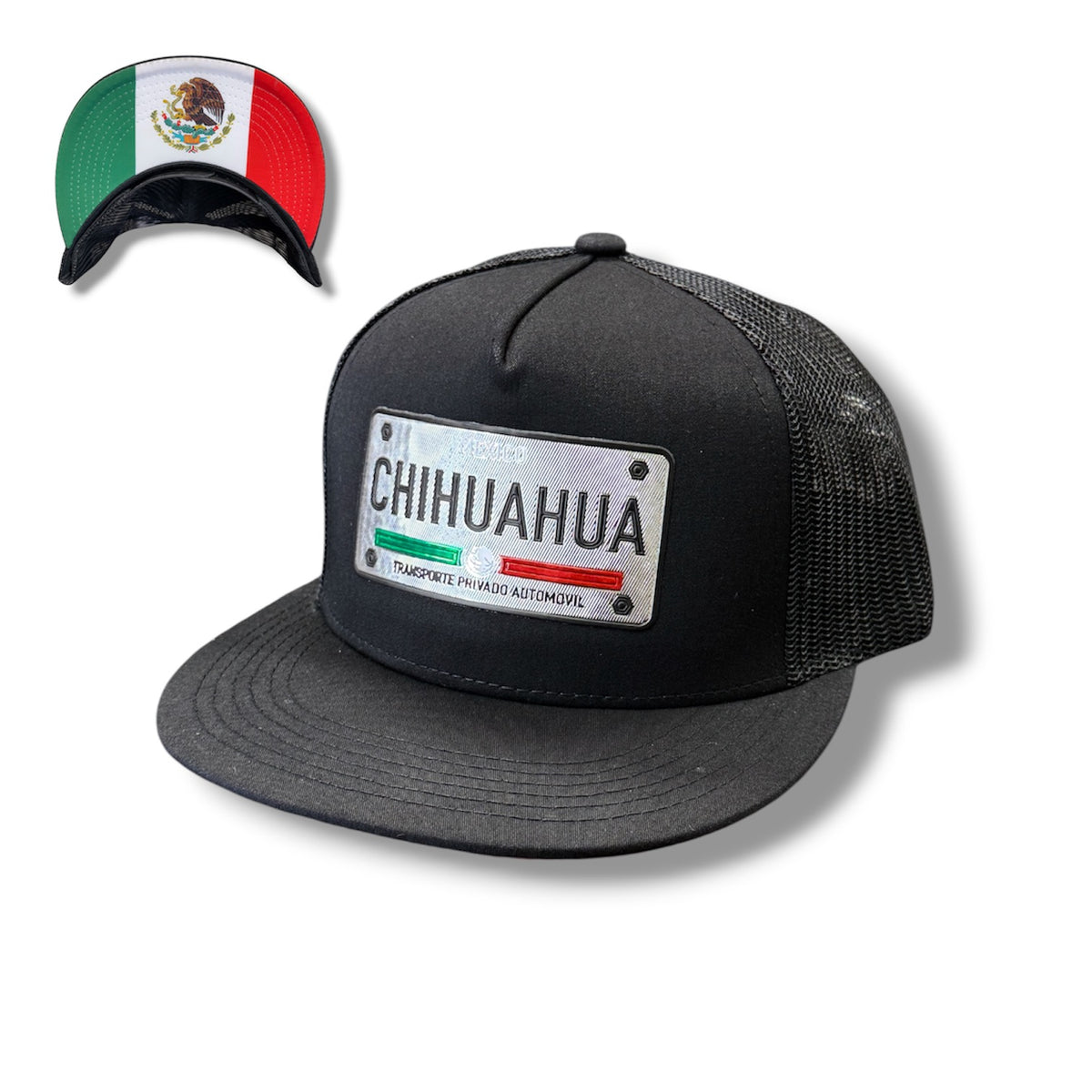Silver Mexico License Plate Hat - Chihuahua